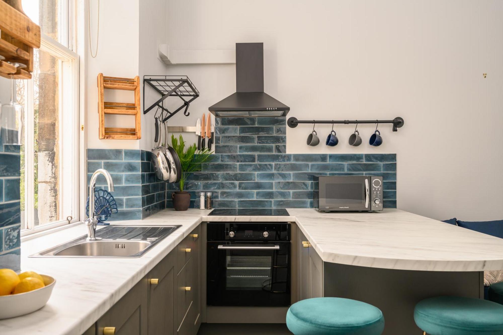 Ferienwohnung Vibrant Leith Flat EDI Exterior foto